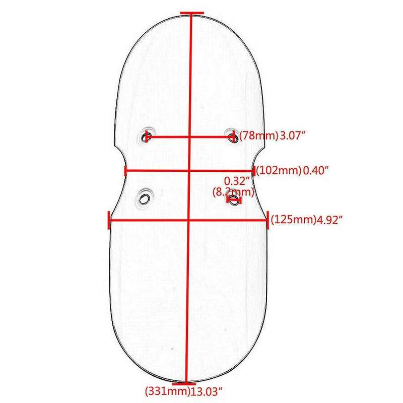 Motorcycle Short Front Fender for Victory Bonneville T100 Scrambler Thruxton 90 01-16 Matte Black