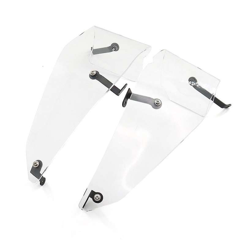 Motorcycle Side Deflector Lower Part Wind Deflector for K1600B K 1600 Grand America 2017-(Transparen