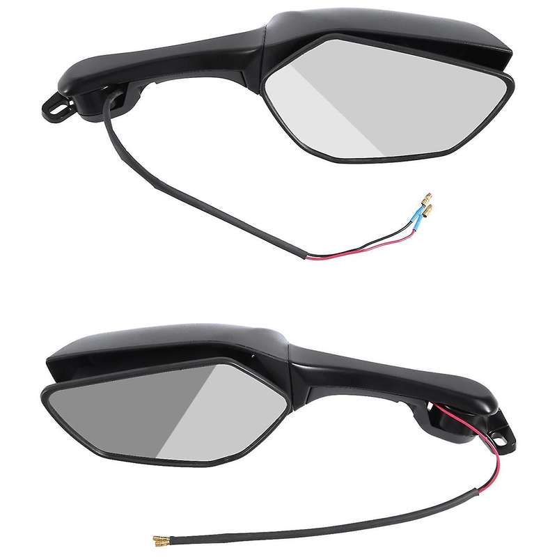 Motorcycle Side Rearview Mirrors with Turn Signal Led Light for Cbr250r Cbr300r Cbr500r Cbr650f Cbr6