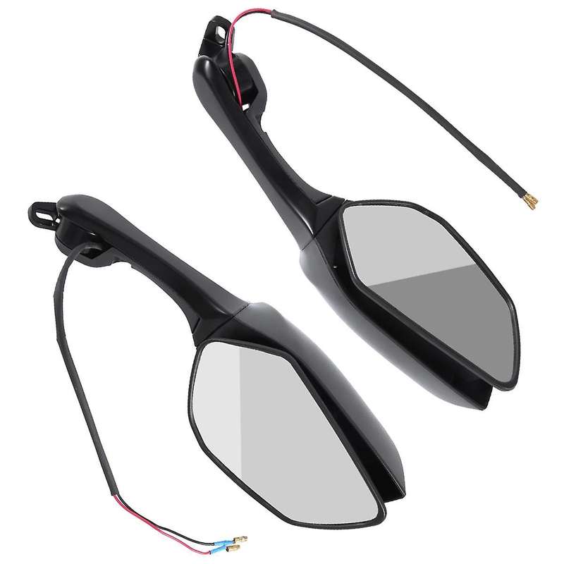 Motorcycle Side Rearview Mirrors with Turn Signal Led Light for Cbr250r Cbr300r Cbr500r Cbr650f Cbr6