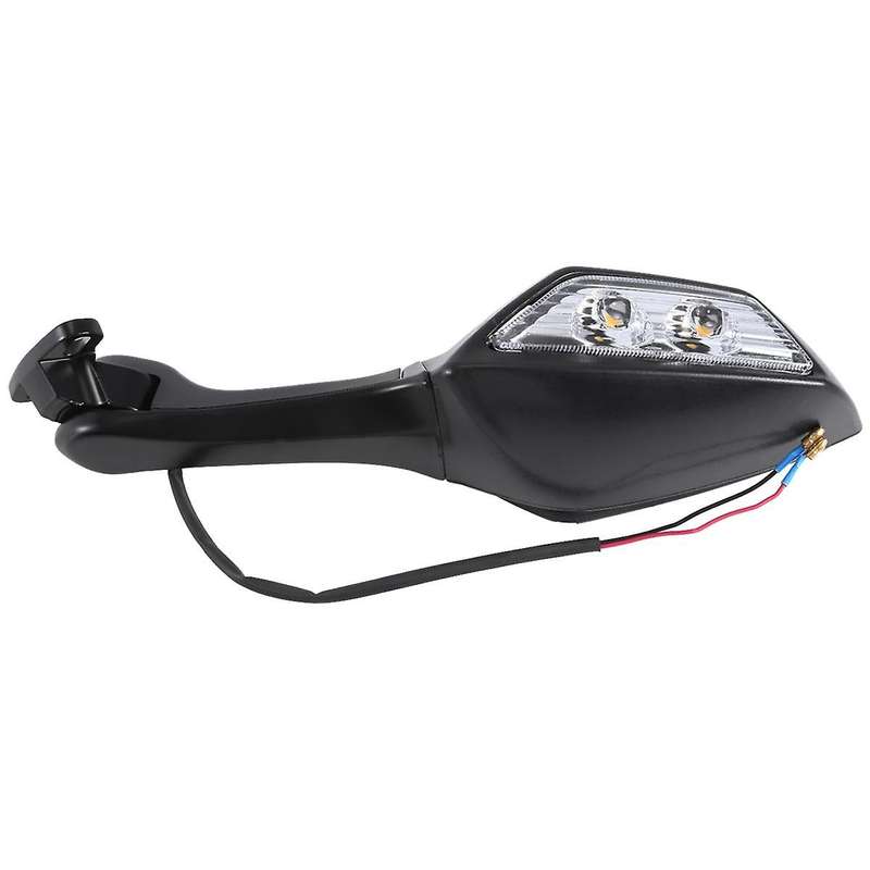 Motorcycle Side Rearview Mirrors with Turn Signal Led Light for Cbr250r Cbr300r Cbr500r Cbr650f Cbr6