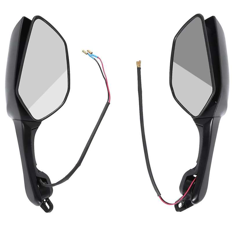 Motorcycle Side Rearview Mirrors with Turn Signal Led Light for Cbr250r Cbr300r Cbr500r Cbr650f Cbr6