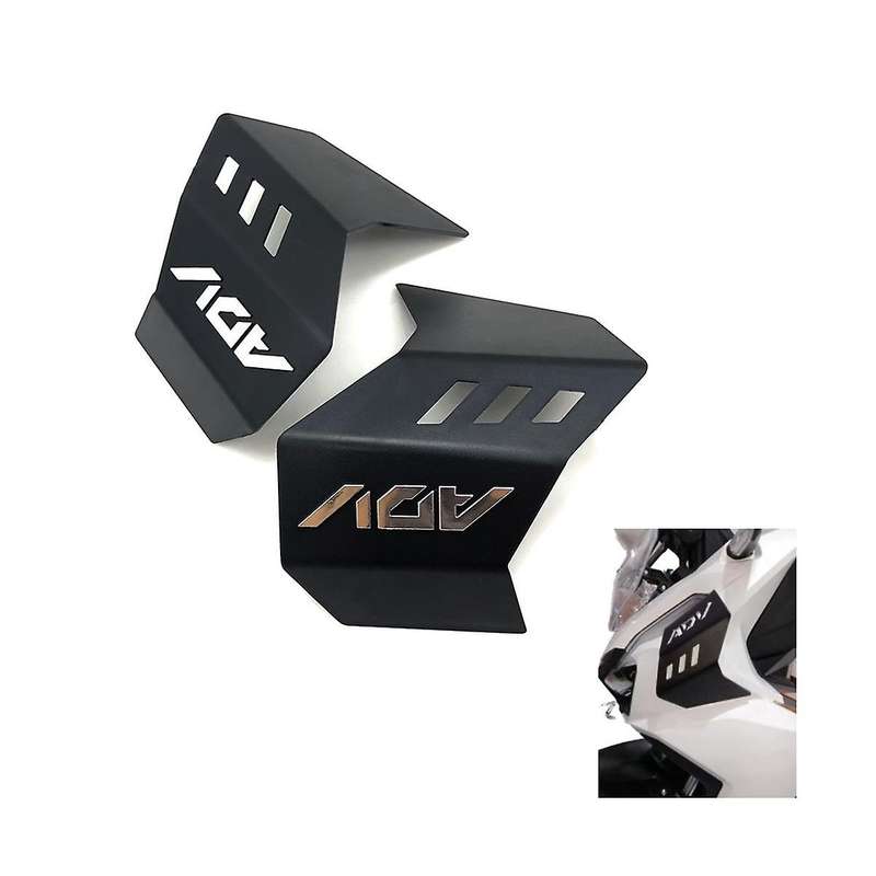 Motorcycle Side Spoiler Side Wind Front Fairing Protector Wing Cover for ADV 160 2023 2024 ,ABS Bla