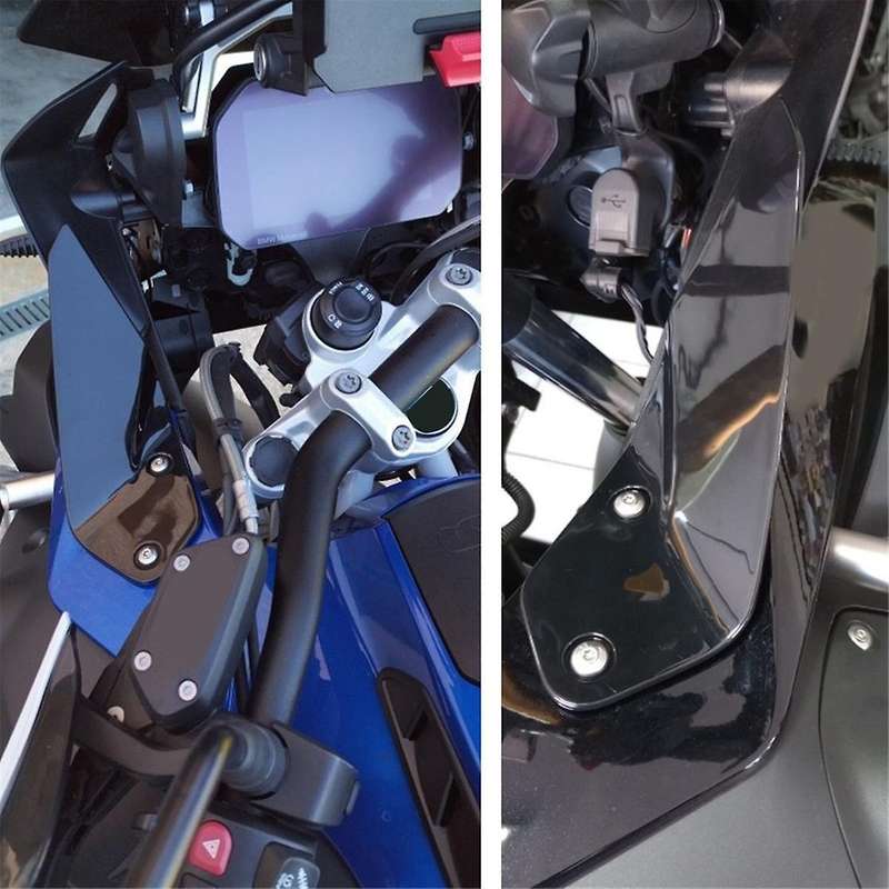Motorcycle Side Windshield Windscreen Panel Wind Deflector for R1200GS Adv 2014-2020 R1250GS Adv 201