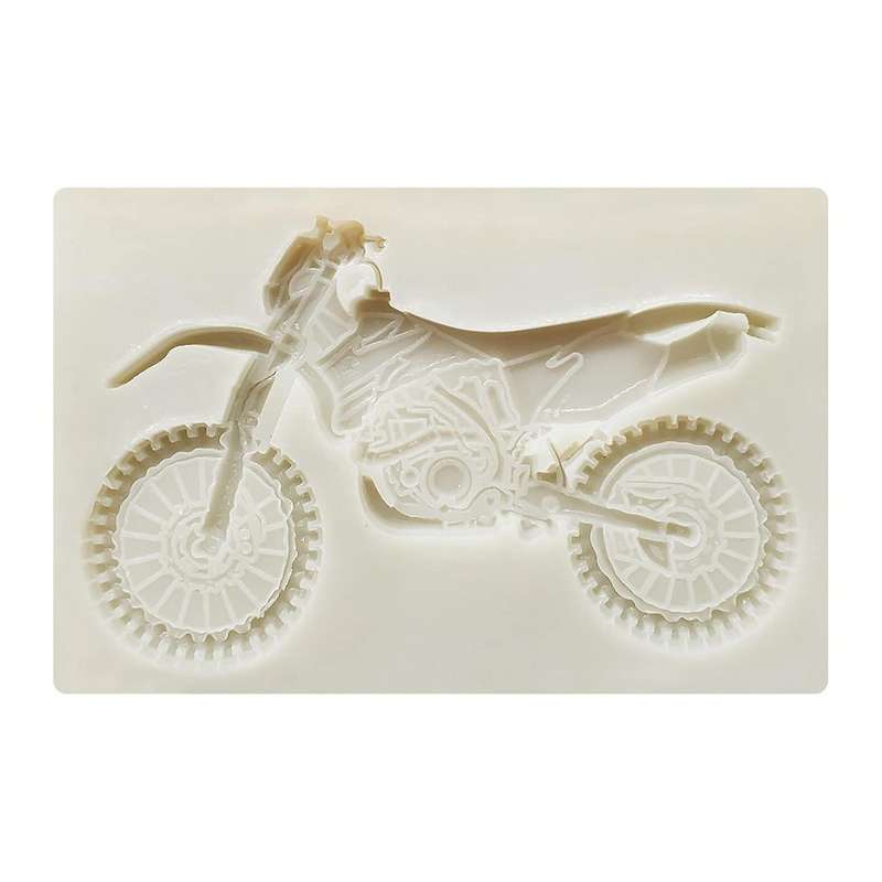 Motorcycle Silicone Mold Chocolate Mold Cake Decorating Paste Sugar Topper Mould Motor Bike Cake Dec