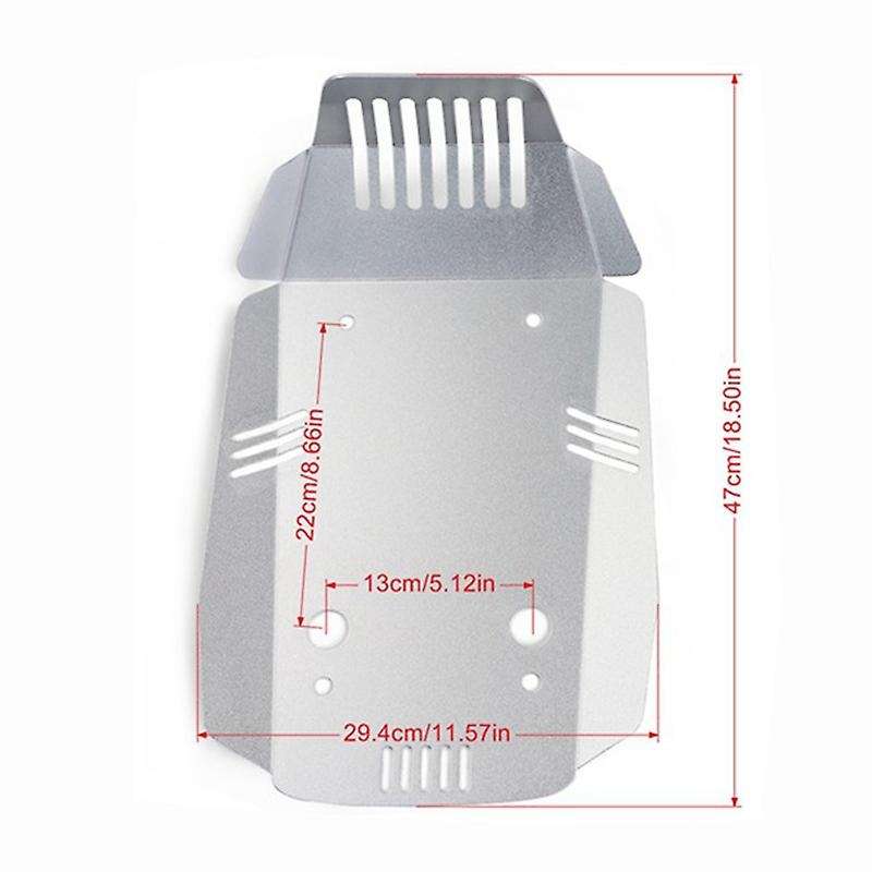 Motorcycle Skid Plate Engine Guard Protection for & Scrambler & Pure 2014-2019 (Silver)