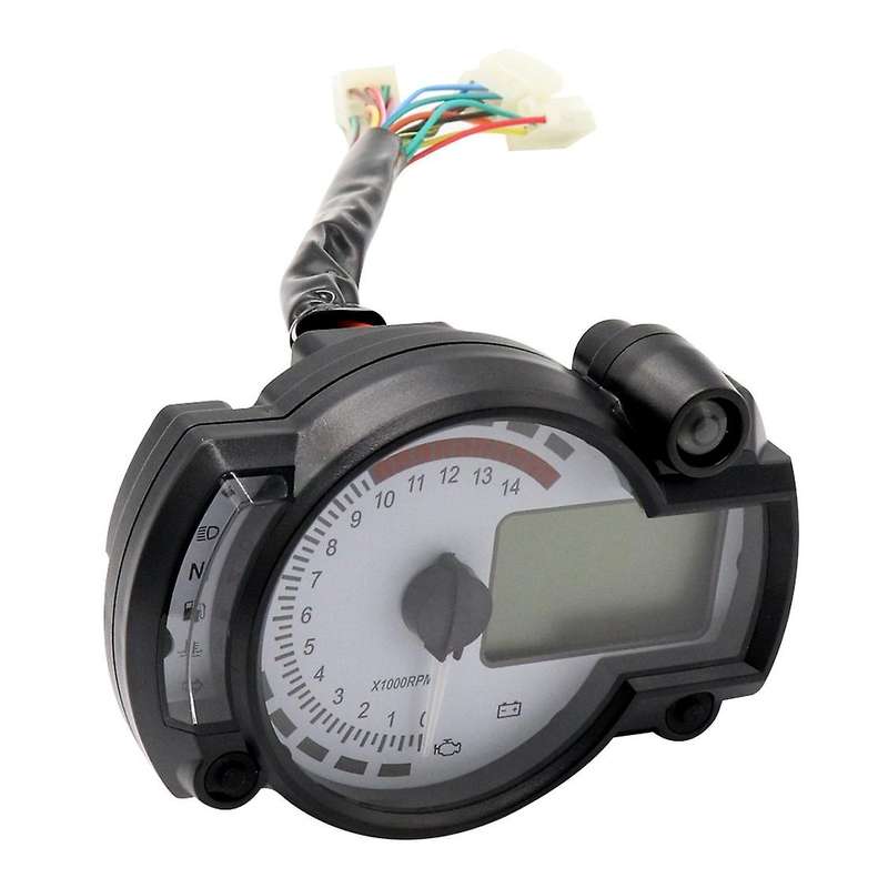 Motorcycle Speedometer 7 Colors LCD Digital Odometer for RX2N MAX 299KM/H Moto Dashboard Motorcycle