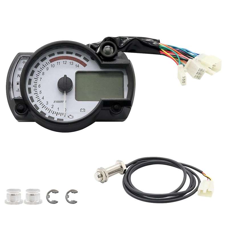 Motorcycle Speedometer 7 Colors LCD Digital Odometer for RX2N MAX 299KM/H Moto Dashboard Motorcycle