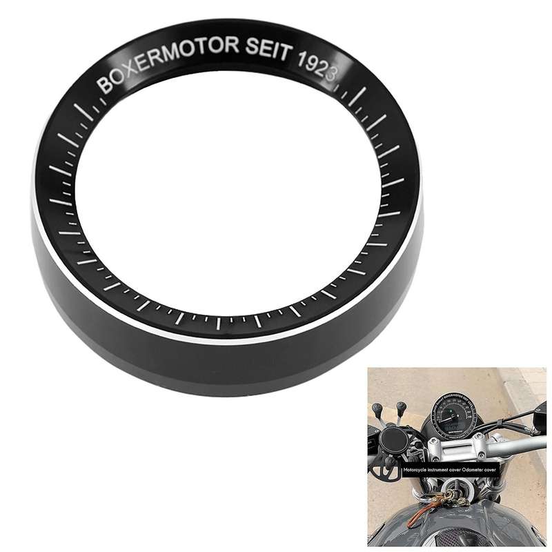 Motorcycle Speedometer Bezel Gauge Ring Tachometer Trim Cover for R NINET Pure Urban GS Black