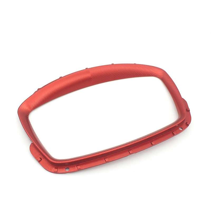 Motorcycle Speedometer Cover Digital Dashboard Rim for GTS300 250 300 2013-2020(Red)