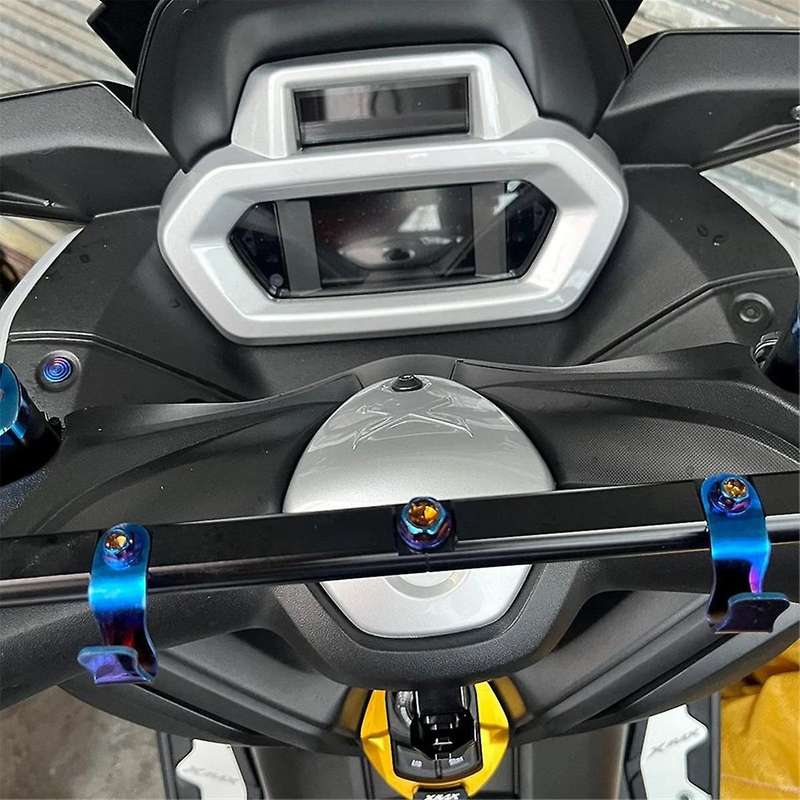 Motorcycle Speedometer Gauge Instrument Meter Ring Cover Protector for Xmax300 2023(carbon)