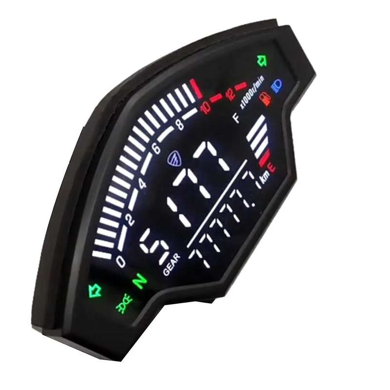 Motorcycle Speedometer Meter Odometer for Italika Vort-X 200 AKT200 Gear Speed Meter Oil Level Displ