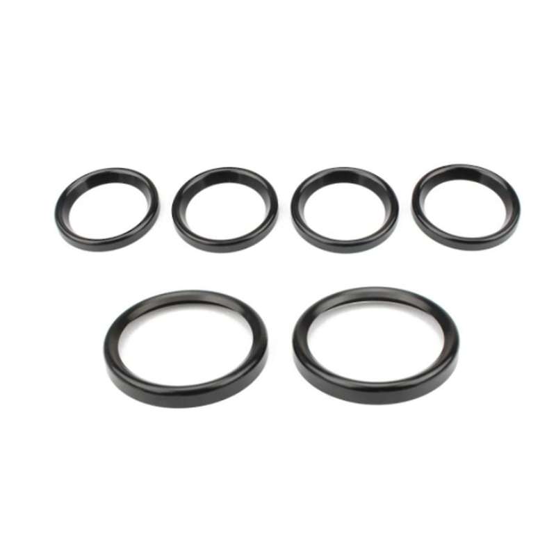 Motorcycle Speedometer Trim Ring CNC Instrument Cover Burst Gauge Bezel Kits for Touring Road Street