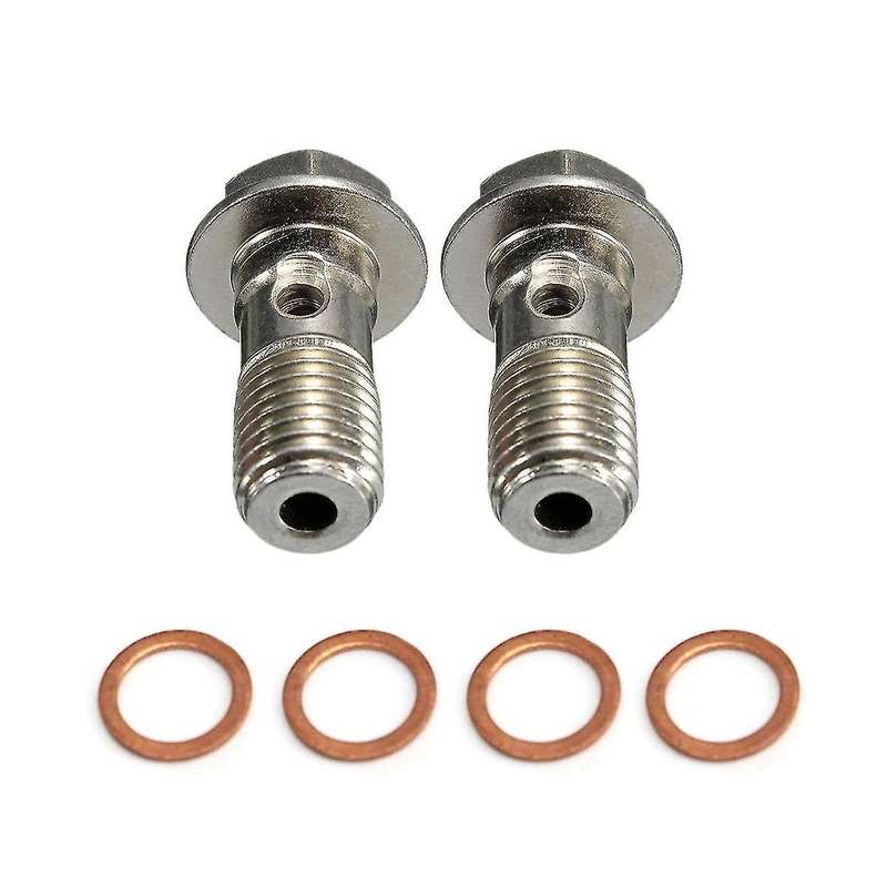 Motorcycle Stainless M10 x 1.25 Banjo Bolts Brake Master Cylinder Screw Brake Hose Caliper Bolt Hyd