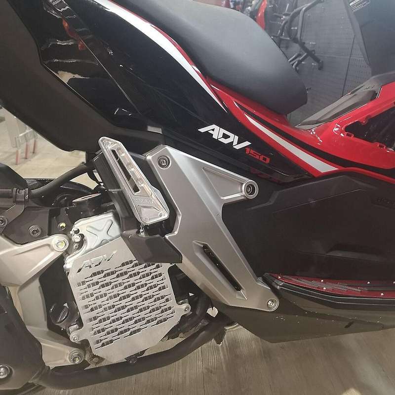 Motorcycle Stainless Steel Radiator Grille Guard Protector Cover for ADV150 ADV 150 2019-2020 Silver
