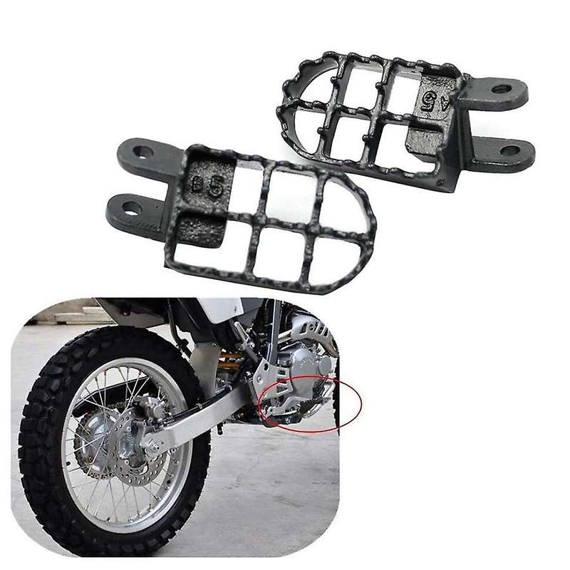 Motorcycle Steel Foot Pegs Footrests for XR250 XR 250 400 CR80 XR650L 96-05 XR350R 83-84 XR600R 89-0