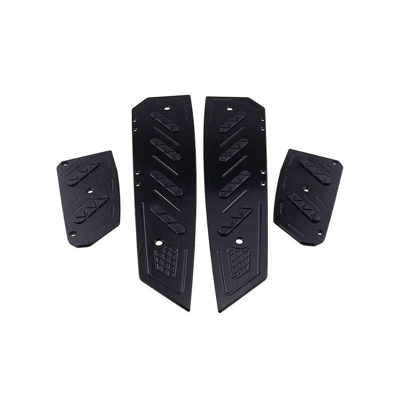 Motorcycle Step Footpads Pedal Plate Cover for Forza 300 Forza300 Mf13 Mf 13 2018 2019 2020(black)