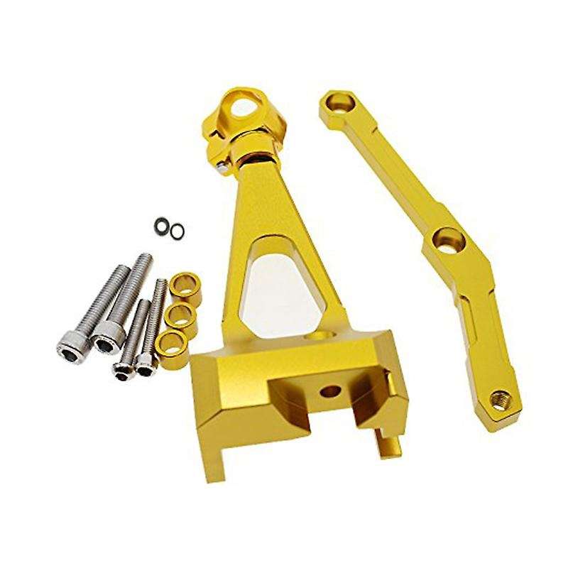 Motorcycle Steering Damper Stabilizer Buffer Mounting Bracket Kit for MT-09 2013-2016