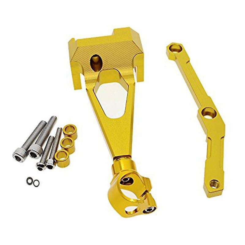 Motorcycle Steering Damper Stabilizer Buffer Mounting Bracket Kit for MT-09 2013-2016