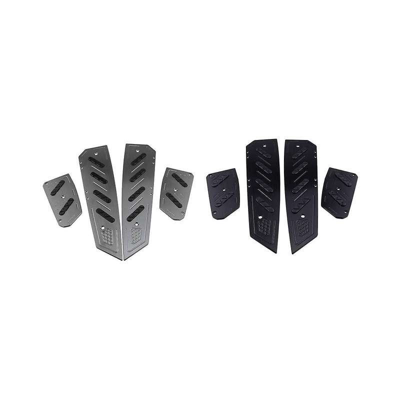 Motorcycle Step Footpads Pedal Plate Cover for Forza 300 Forza300 Mf13 Mf 13 2018 2019 2020(gray)