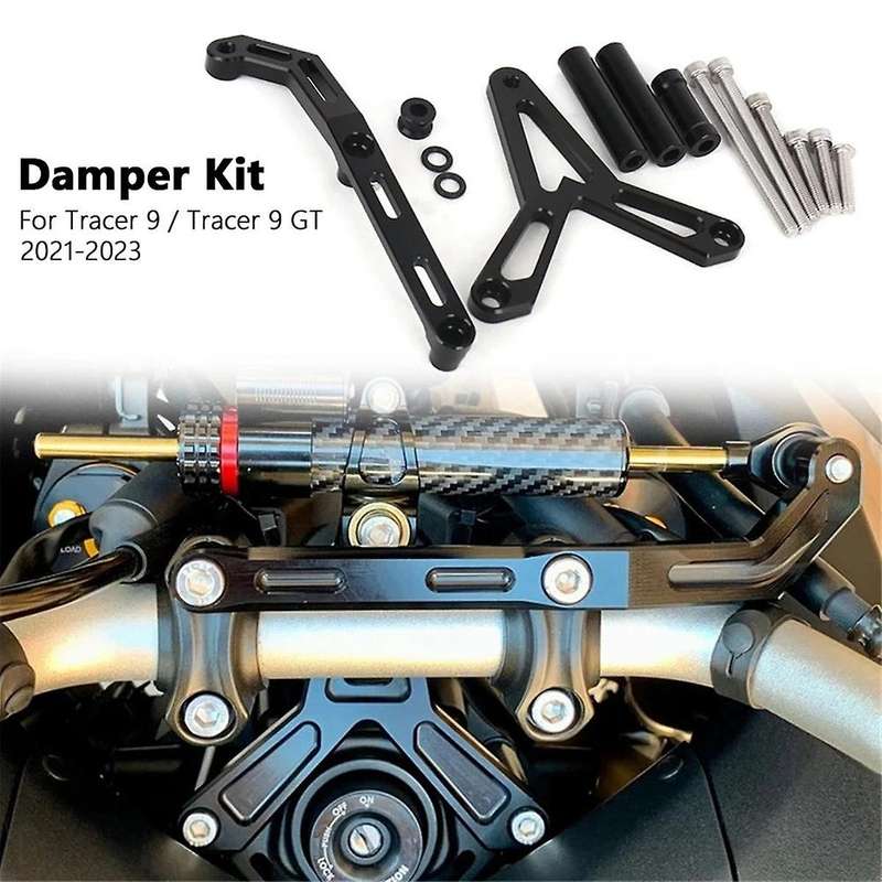 Motorcycle Steering Damper Stabilizer Bracket Mount Kit for TRACER 9 TRACER9 Tracer 9 Tracer9 GT 202