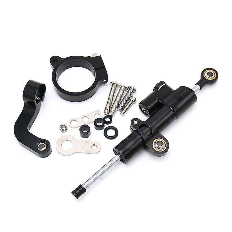 Motorcycle Steering Stabilize Damper Bracket Mount Kit for R1200GS LC 2013-2019, Black