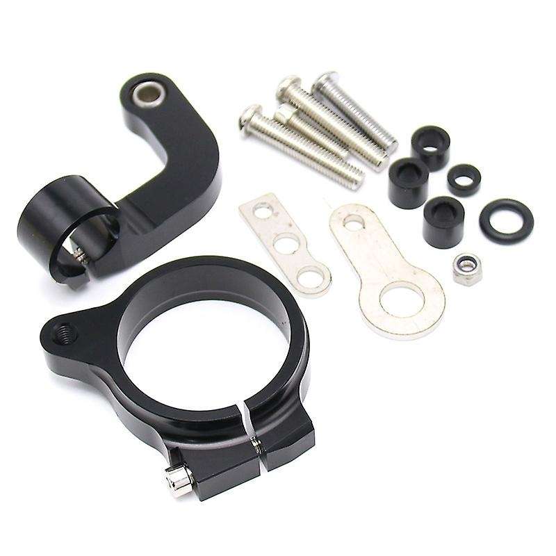Motorcycle Steering Stabilize Damper Bracket Mount Kit for R1200GS LC 2013-2019, Black