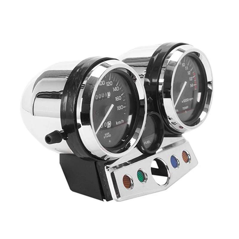 Motorcycle Street Car Speedometer Gauge Tachometer Gauge for Cb400 1995-1998 White Pointer