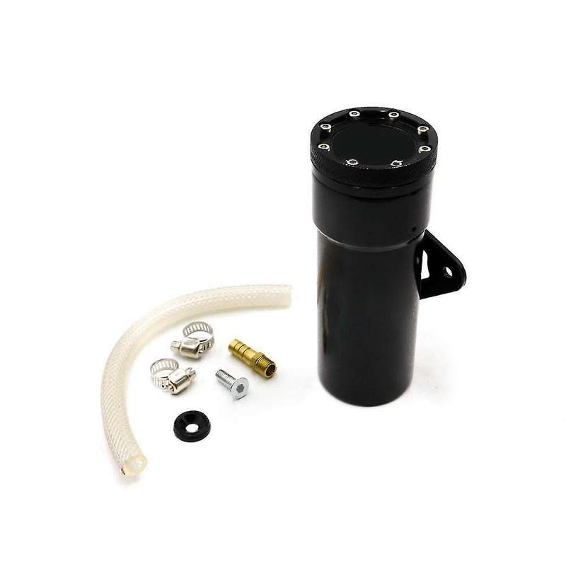 Motorcycle Styling Oil Catch Tank Aluminum Coolant Reservoir Fuel Can Car Accessories for Black