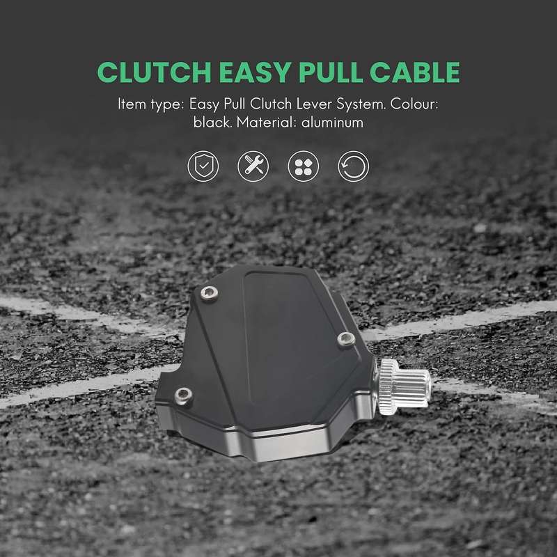 Motorcycle Stunt Clutch Lever Easy Pull Cable System for Dirt Bike Parts