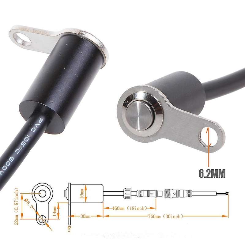 Motorcycle Switch On-off Handlebar Adjustable Mount Waterproof Button 12v Headlight for Electric Bi