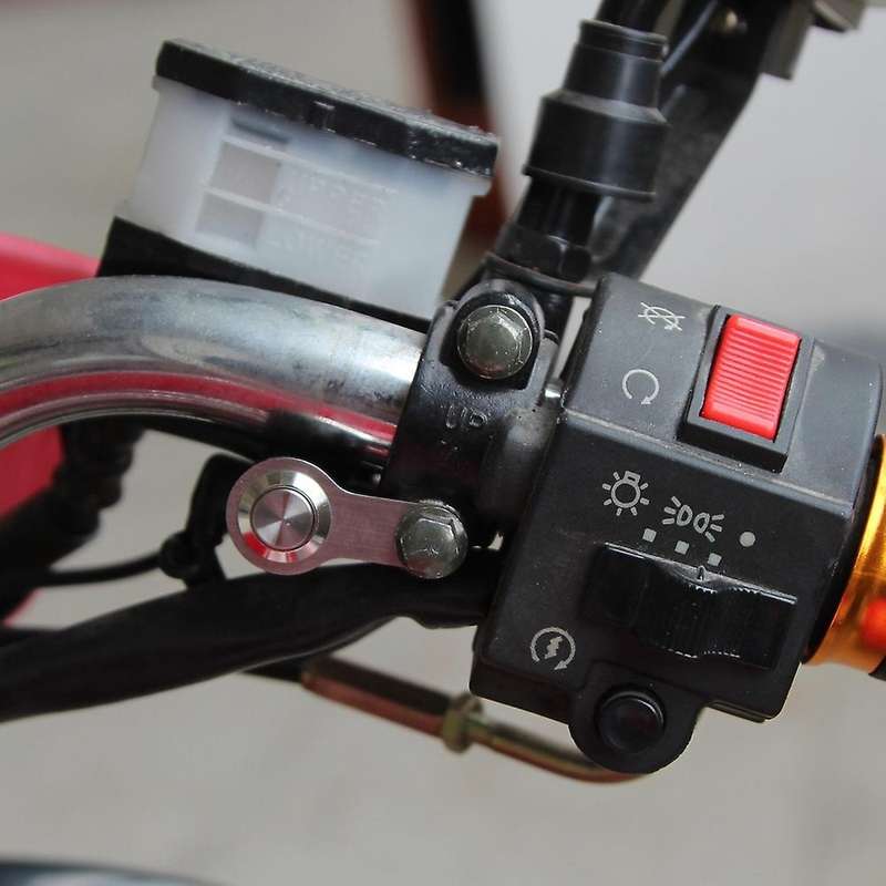 Motorcycle Switch On-off Handlebar Adjustable Mount Waterproof Button 12v Headlight for Electric Bi
