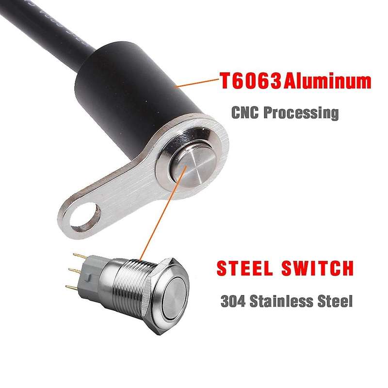 Motorcycle Switch ON-OFF Handlebar Adjustable Mount Waterproof Button 12V Headlight for Electric Bik