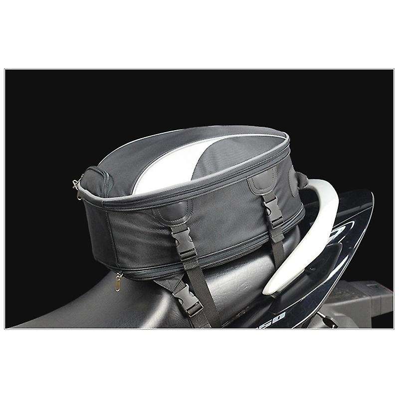 Motorcycle Tail Bags Waterproof Motocross Motorbike Travel Shoulder Bag Rear Seat Trunk Pack Reflect