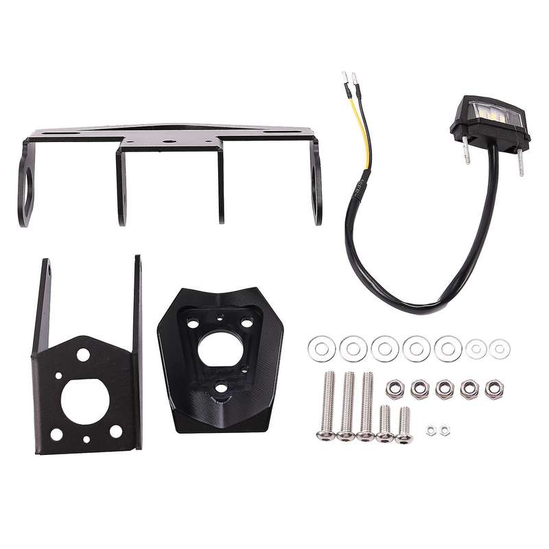 Motorcycle Tail License Plate Bracket with LED Light for YZF R1/M/S R1M R1S 2015-2020
