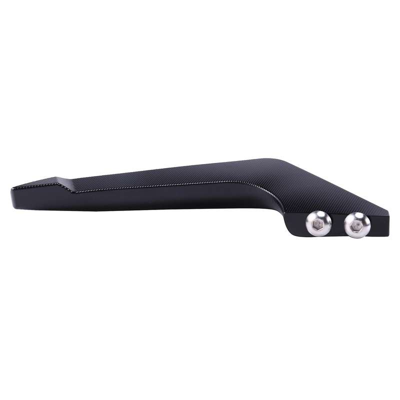 Motorcycle Tail Handrail Rear Armrest Shelf Handle Accessories for 250NK NK250 250Nk Nk250(Black)