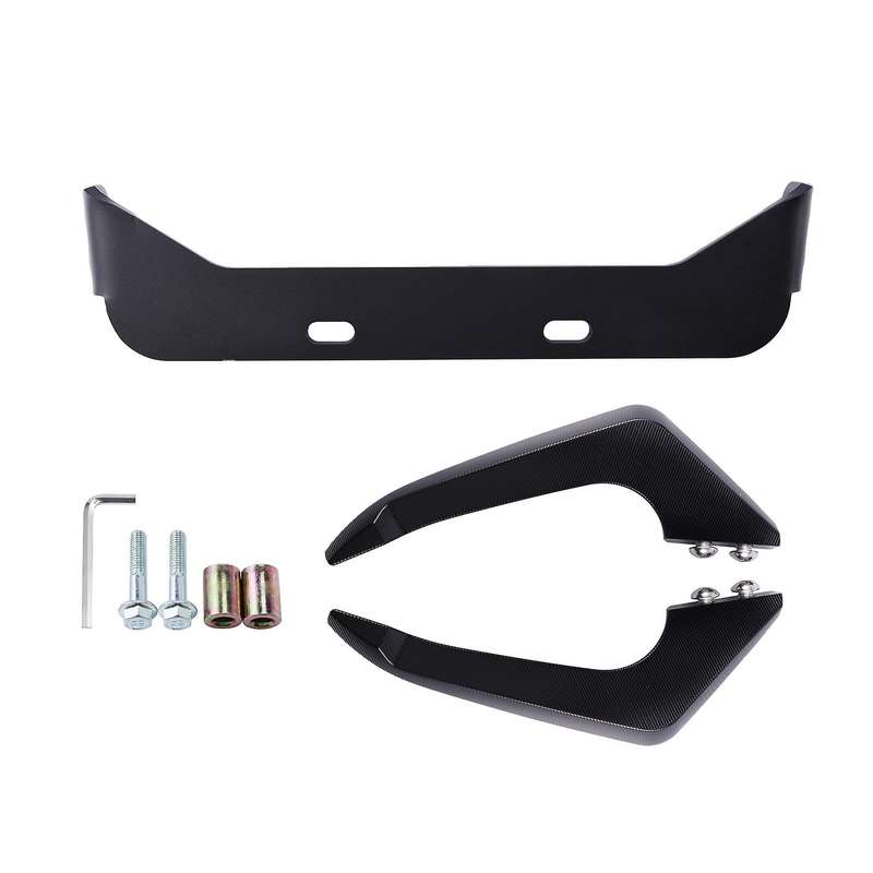 Motorcycle Tail Handrail Rear Armrest Shelf Handle Accessories for 250NK NK250 250Nk Nk250(Black)