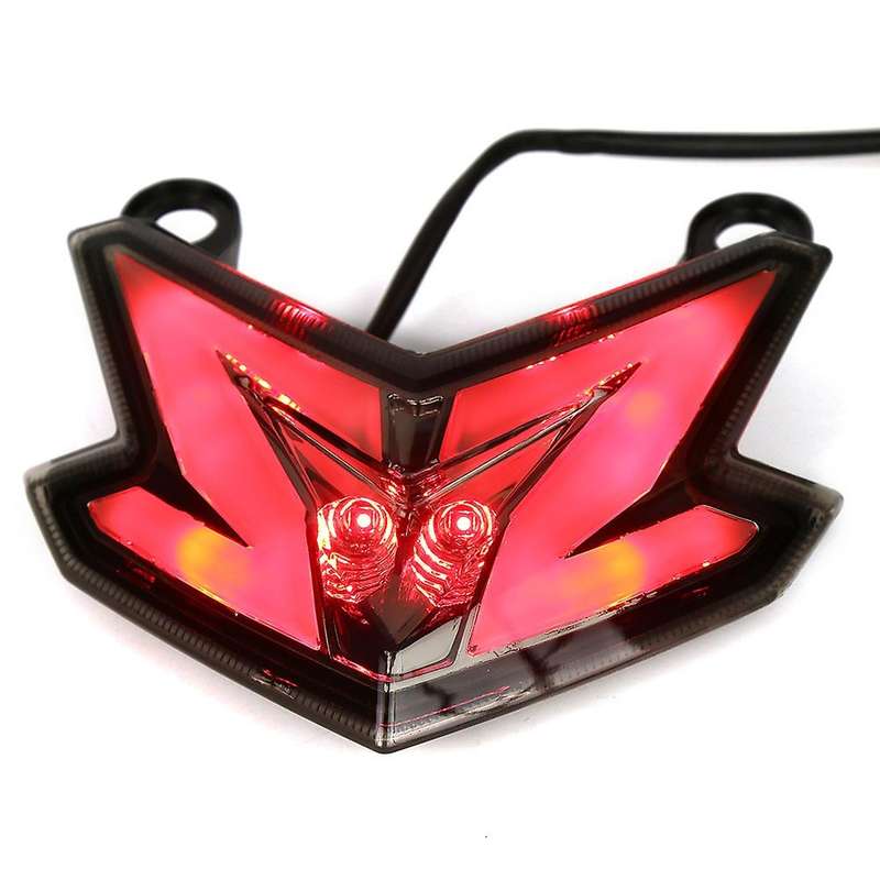 Motorcycle Tail Light LED Brake Lamp Tail Light Turn Signal Light Fit for Z800 Zx6R 636 Z125
