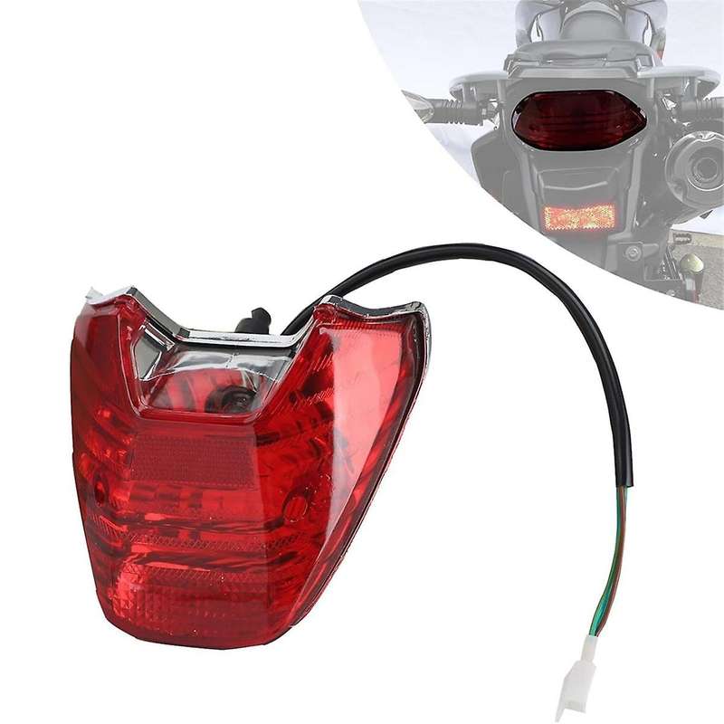 Motorcycle Tail LIght for Hawk 250, Brake Stop Running Tail Lamp for Hawk 250 Accessories