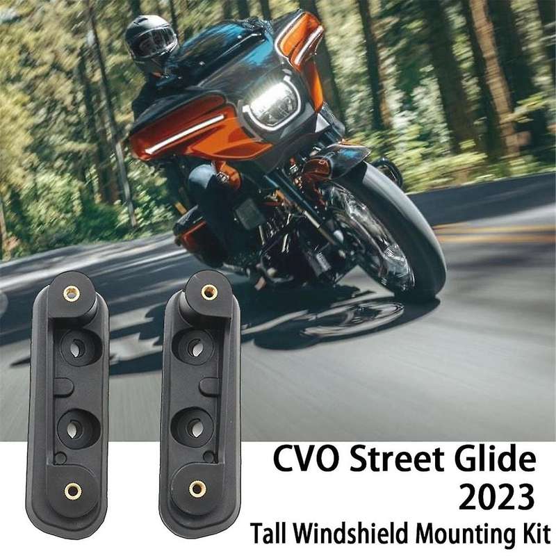 Motorcycle Tall Windshield Mounting Kit Bracket for Cvo Street Glide 2023 Flhxse Models