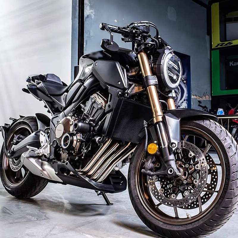 Motorcycle Tank Frame Side Panel Cover Shell Protector for Cb650r Cbr650r 650r 2019 2020 2021(carbo
