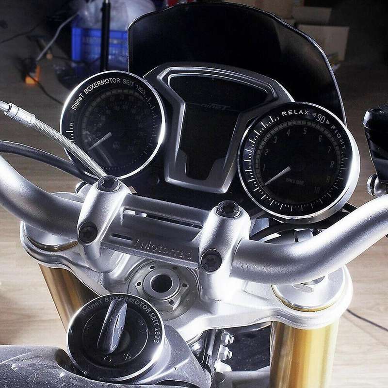 Motorcycle Techometer Speedometer Ignition Lock Key Ring Cover for R9T 2014 2015 2016