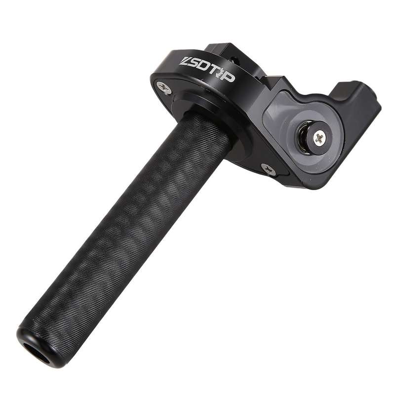 Motorcycle Throttle Grip Quick Twist Gas Throttle Settle with Throttle Cable Fit on 7/8 Inch 22mm Ha