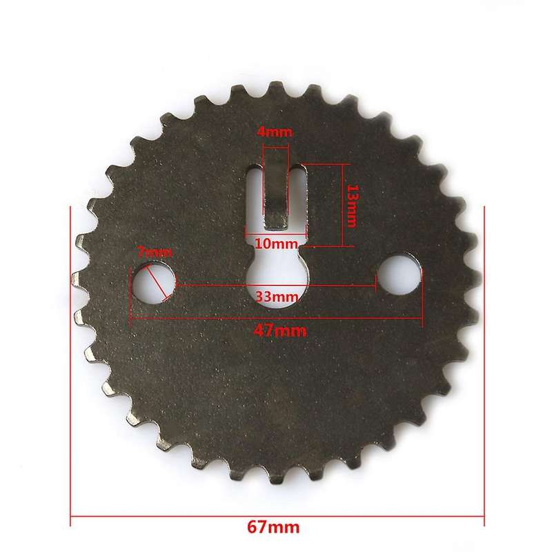 Motorcycle Time Chain Sprocket Cam Chain for CB125 CB CG XL 125 CB125F CB125R 32T Engine Timing Gea