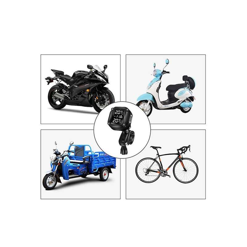 Motorcycle Tire Pressure Monitor Tpms Motorcycle Electric Vehicle Tire Pressure Monitor Detection Sy