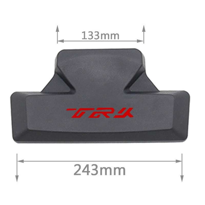Motorcycle Topcase Set Backrest Cushion Top Case for TRK 251 TRK502 2017-2021 Accessories (Red)