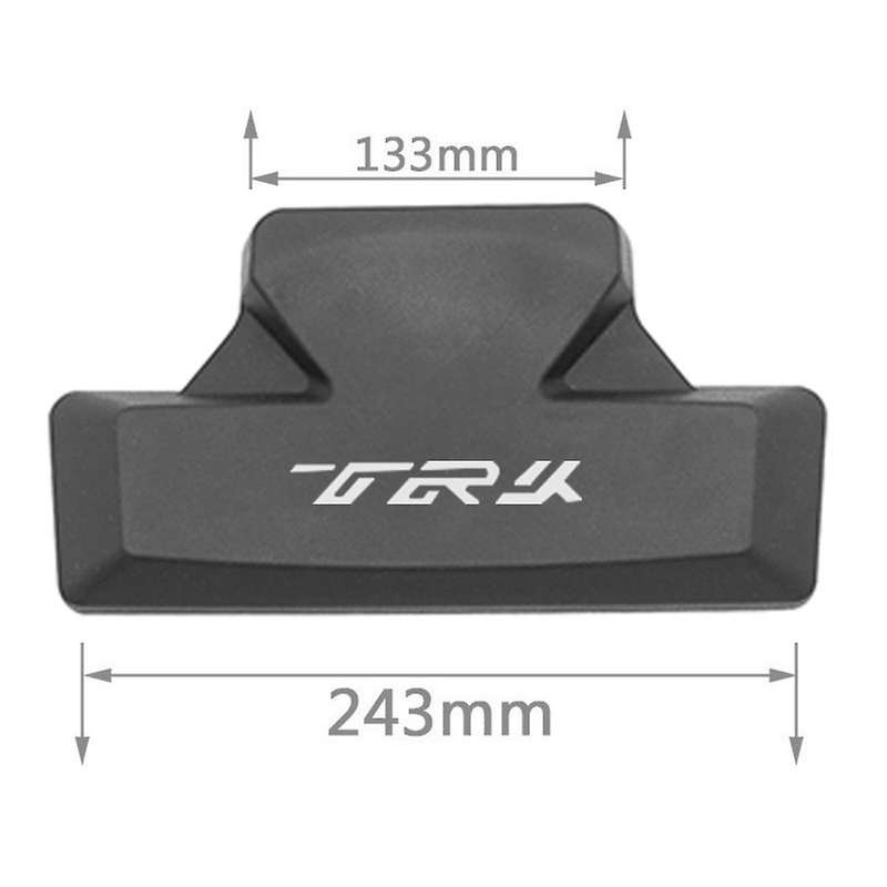 Motorcycle Topcase Set Backrest Cushion Top Case for TRK 251 TRK502 2017-2021 Accessories (White)