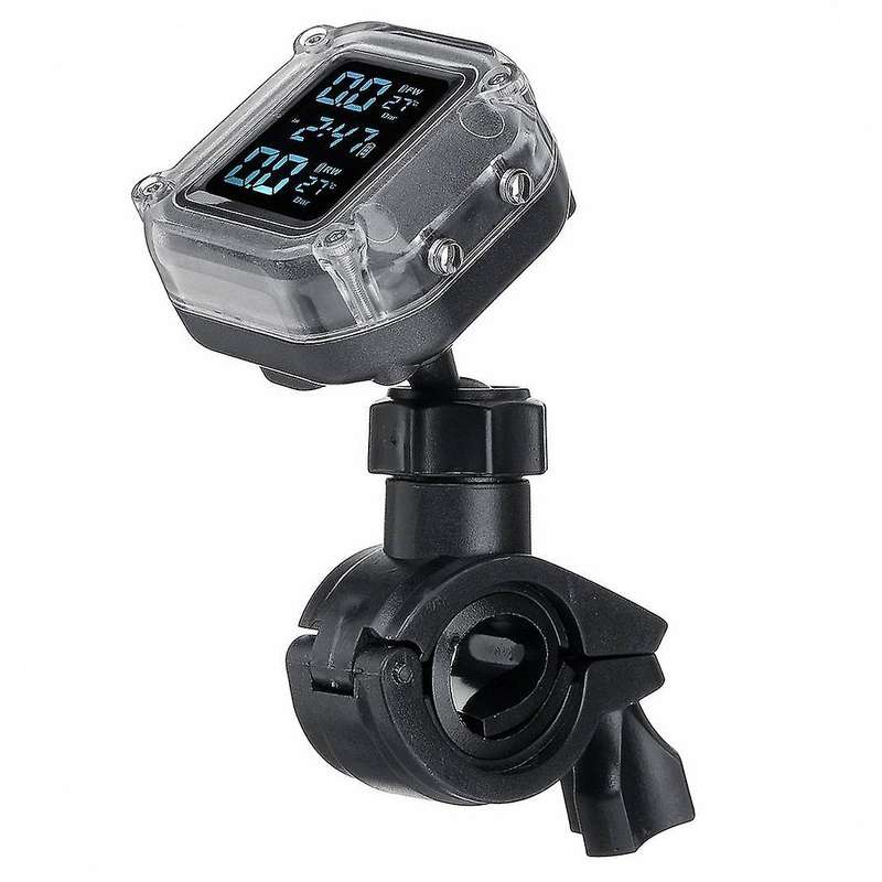 Motorcycle TPMS Motor Bike Motorbike Scooter Tire Pressure Monitoring System Magnetic Charging Exter