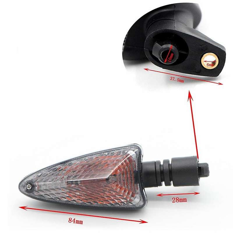 Motorcycle Transparent Rear Turn Signal Light Indicator for- S1000RR 2010-2014 C600 Sport G650GS Ser