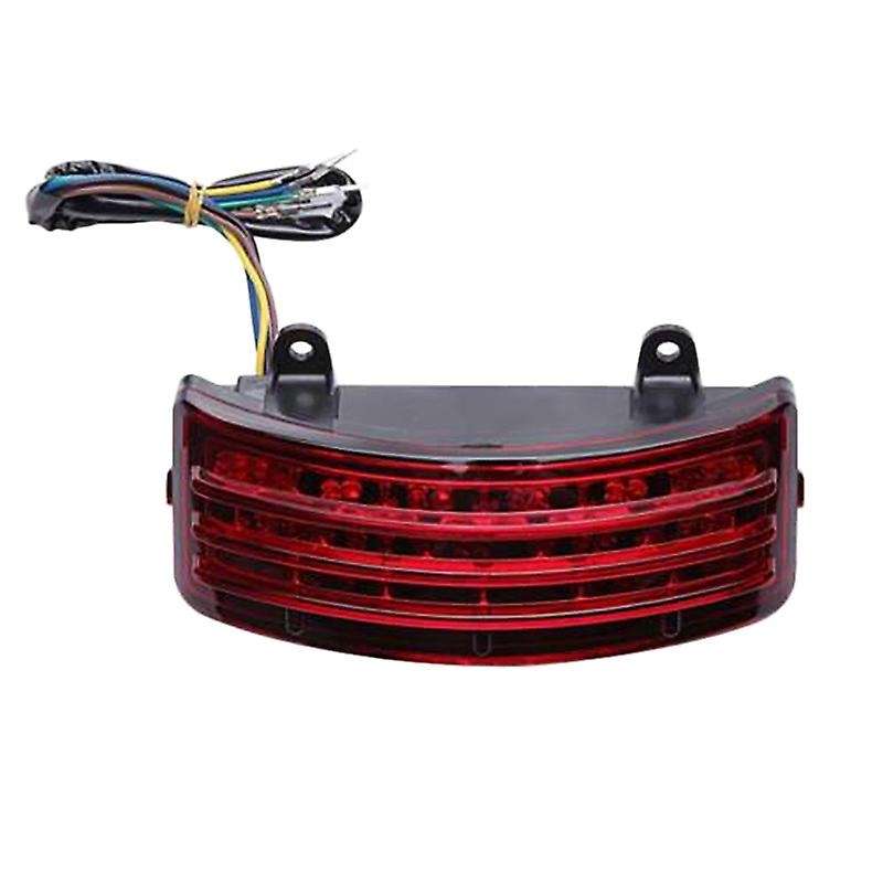 Motorcycle Tri-Bar LED Rear Tail Brake Tip Light for Touring 2014-2019 Street Glide&Road Glide 2015-